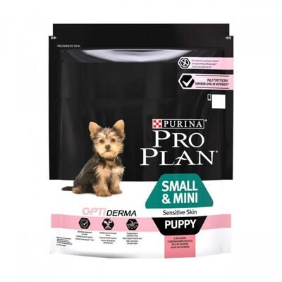 Корм ProPlan PUPPY Small & Mini  1-10 мес с лососем 700гр