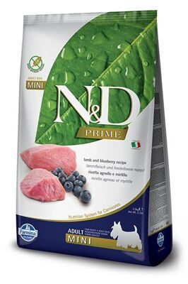 Фармина N&D Dog Adult Mini Lamb&Blueberry 800гр